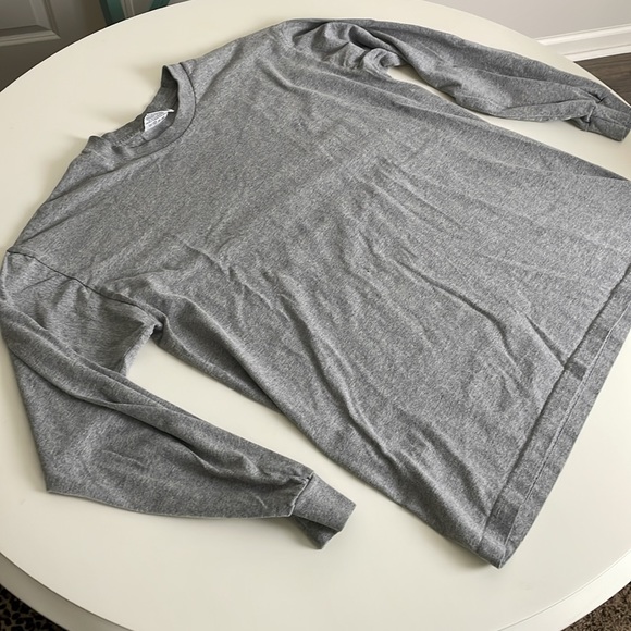 Pro 5 Super Heavy Large Tall Gray Long Sleeve T-Shirt- Large - Picture 5 of 11